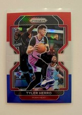 2021-22 Panini Prizm Tyler Herro #227 Red White & Blue Prizm Miami Heat