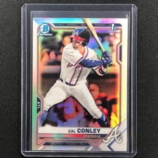 2021 Bowman Draft CAL CONLEY Chrome Prospect 1st Bowman Refractor #70