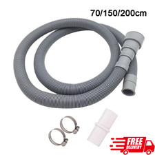 Universal Washing Machine Dishwasher Drain Waste Hose Extension Pipe Kit Tool UK