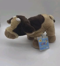Webkinz Ganz Plush Brown Cow HM197 Stuffed Animal Toy With Unused/Sealed Code