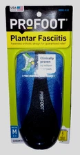 PROFOOT Orthotic Insoles for Plantar Fasciitis & Heel Pain - 1 Pair - Men's 8-13