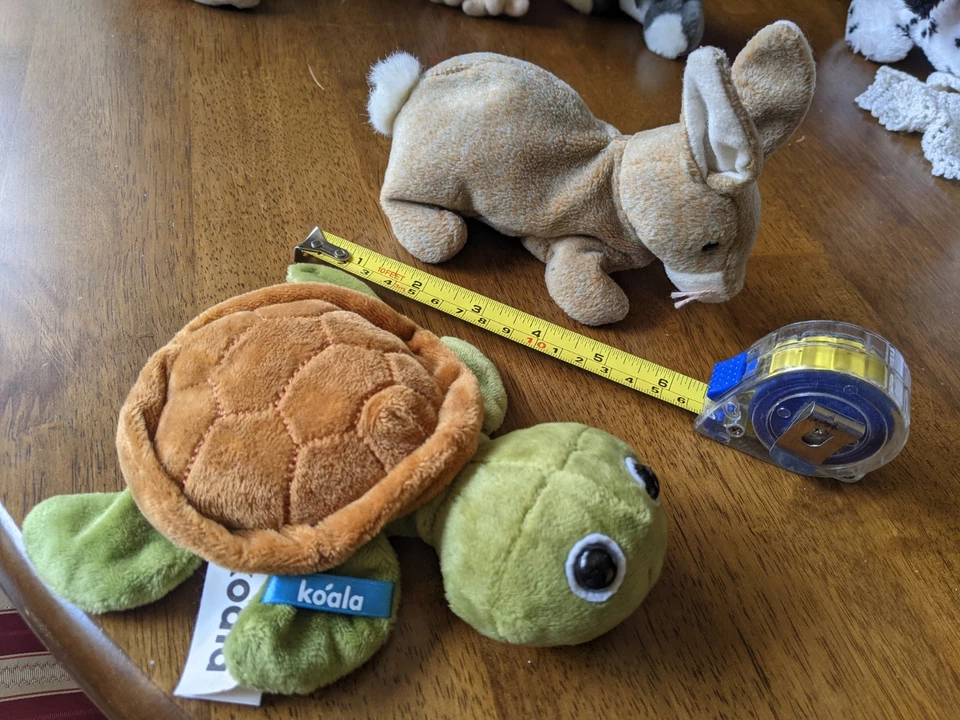 6 Australian Animals SOFT TOY LOT Kookaburra Koala Kangaroo Echidna TurtleRabbit - image 4 of 4