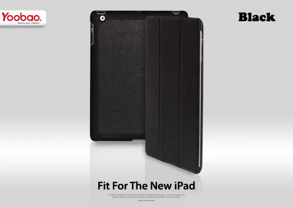Yoobao iSlim Premium Leather Smart Cover Case for Apple iPad 2 iPad 3 iPad 4 — 第 3/4 张图片