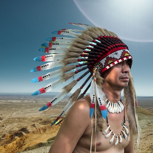 Carnival Headdress Cosplay Headdress Indigenous Style Headdress Western Costume - Picture 2 of 19