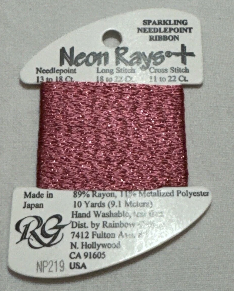 Neon Rays + Hi Lights Lot of 5 for needlepoint, cross stitch, long stich - Image 4 of 4