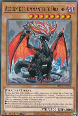 Albion der ummantelte Drache SDAZ-DE005 Yugioh