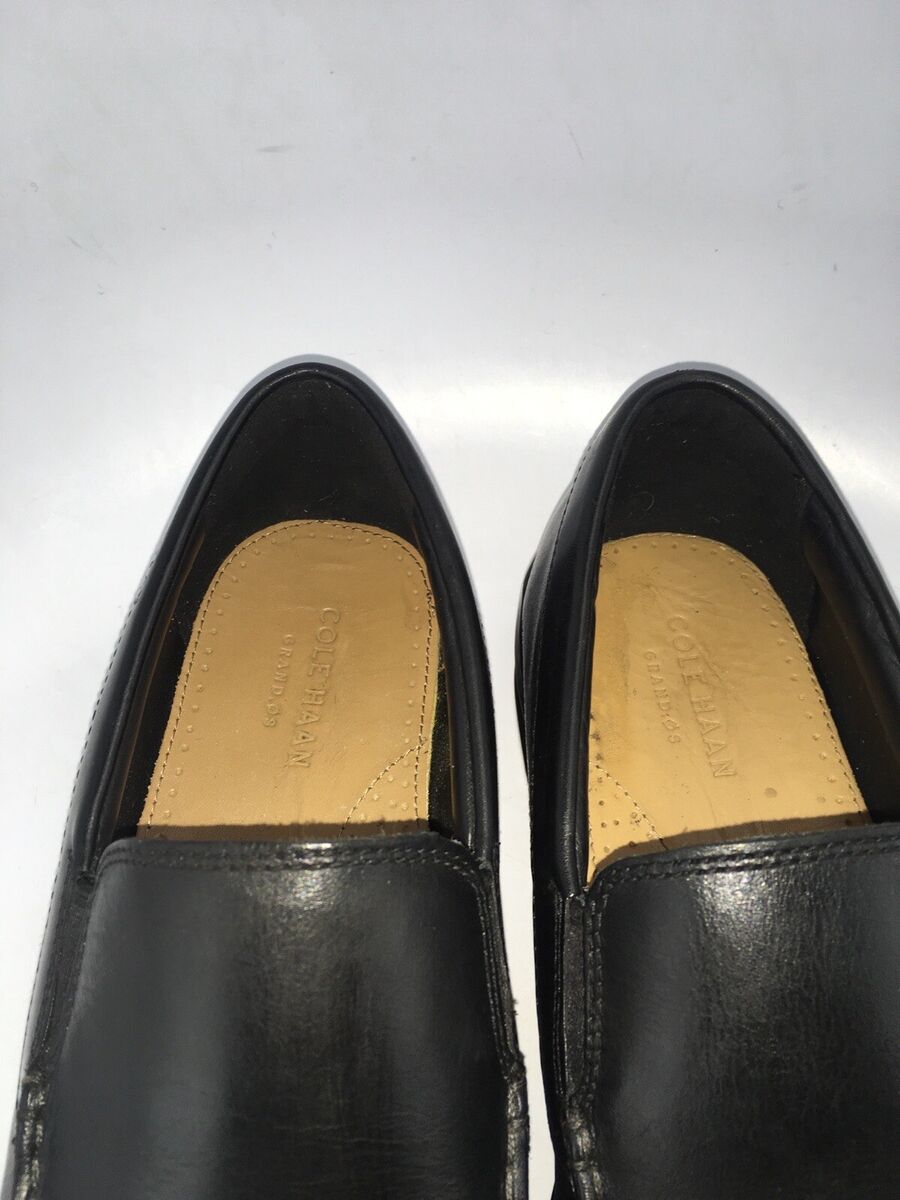 Cole Haan Men's Santa Barbara Twin Gore Loafer Black Leather Cole Haan Men's Santa Barbara Twin Gore Loafer Black Leather