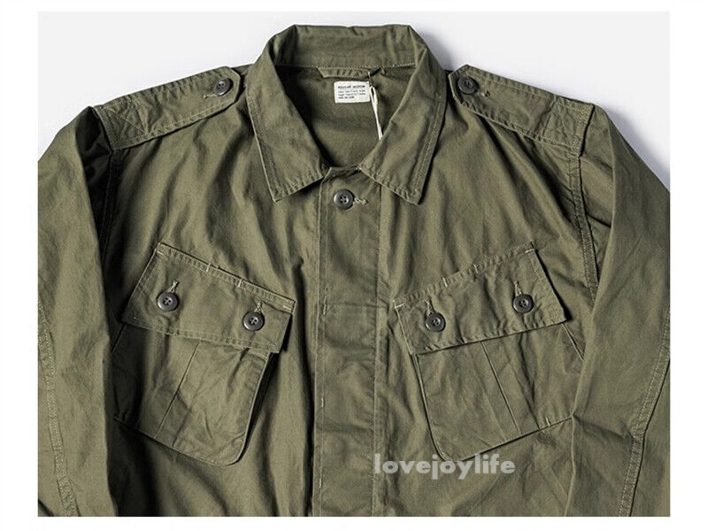 【3CORRI】  ヴィンテージ NAVY 6B ミリタリー ジャケット Non Stock 1963 TCU 1st Pattern Jungle Shirt Vietnam War
