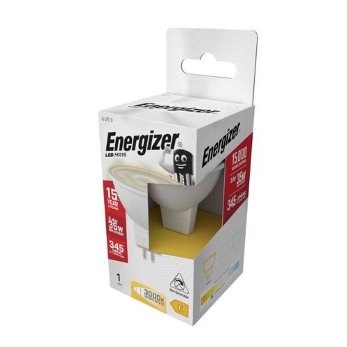 6x 4.9W Energizer MR16 GU5.3 240V LED 3000K Reflector Spotlight Light Bulb Lamp - Picture 3 of 5