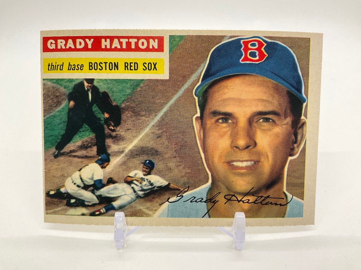 Grady Hatton 1956 Topps 26 Boston Red Sox NM Used eBay