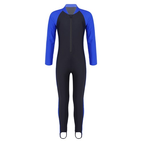 Kids Boys Girl One Piece Short Sleeve Rash Guard Swimsuit Surfing Swimming Suit - Picture 147 of 153