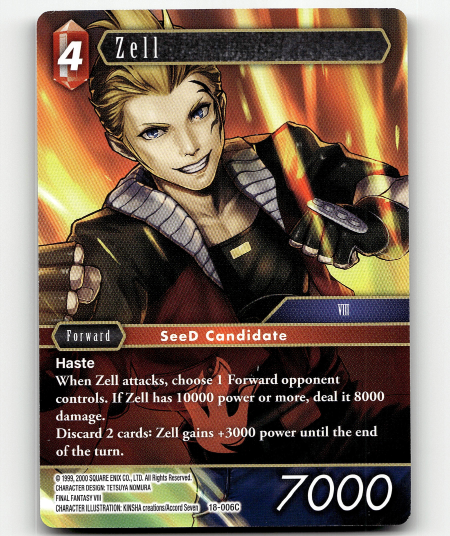 mtg zell final fantasy 2025 MAGIC THE GATHERING DINCHT # R 0170 RARE NON-FOIL CREATURE CARD Zell Dincht | Final Fantasy