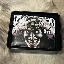 New In Box Buckle-Down Men's Bi-fold Wallet - Batman’s Joker Design