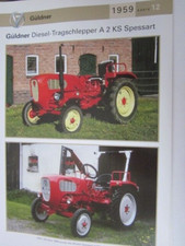 Traktor  Güldner Tragschlepper A2 KS Spessart, 1959 Datenblatt  12