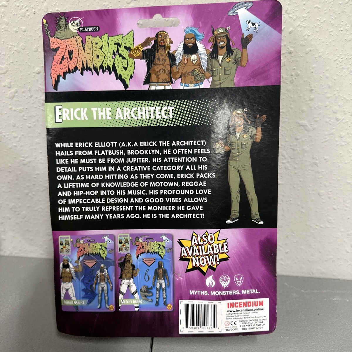 FLAT BUSH ZOMBIES アクションフィギュア 3体セット FLAT BUSH ZOMBIES アクションフィギュア 3体セット