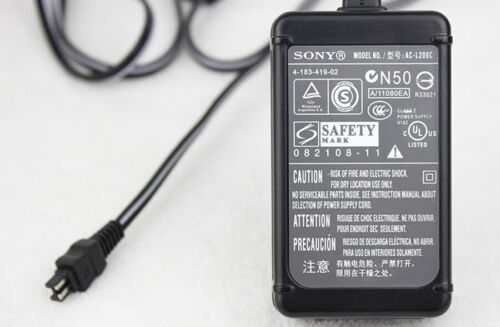 Genuine Original Sony AC-L200C AC-L200B AC-L200 AC Power Adapter For HDR-CX300E - Afbeelding 1 van 8