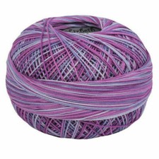 Lizbeth Egyptian Cotton Crochet Thread Size 20 Color 165 Grape Splash