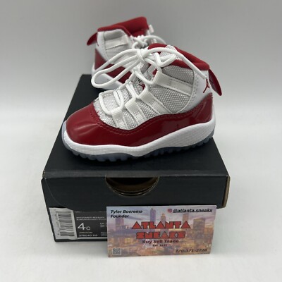 Jordan 11 Retro Cherry (2022) (TD) Brand New Size 4C Og All Red