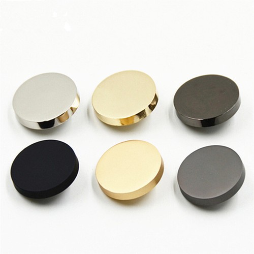 10X Round Flat Shape Metal Shank Button Jackets Shirt Clothes Sewing Accessories - Picture 7 of 32
