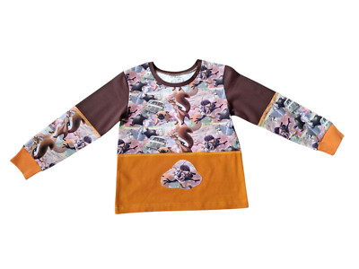 Langarmshirt  Longsleeve Kinder Etsy Handmade Gr. 98-116