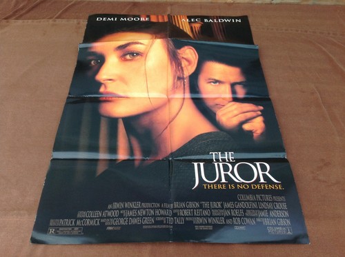 1996 The Juror Original Movie House Full Sheet Poster