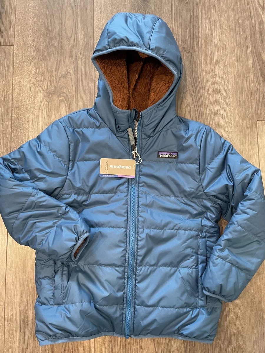 Patagonia Kids Reversible Ready Freddy Hoody Wavy Blue S 7-8 | eBay
