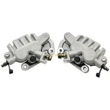 Front Left Right Brake Calipers & Pads for Honda TRX450R Sportrax 450 2004-2009