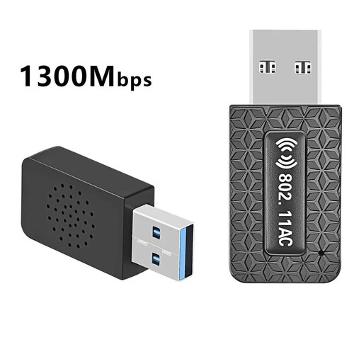 Adaptateur WiFi USB-3.0 1300Mbps Longue Portée Double Bande 5Ghz Sans Fil Réseau Dongle - Photo 6/10