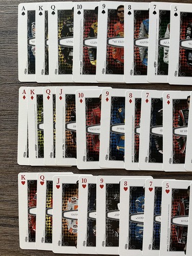 2009 Press Pass Wheels Main Event RED PLAYING CARDS Lot (48) Cards Near Complete - Picture 4 of 7