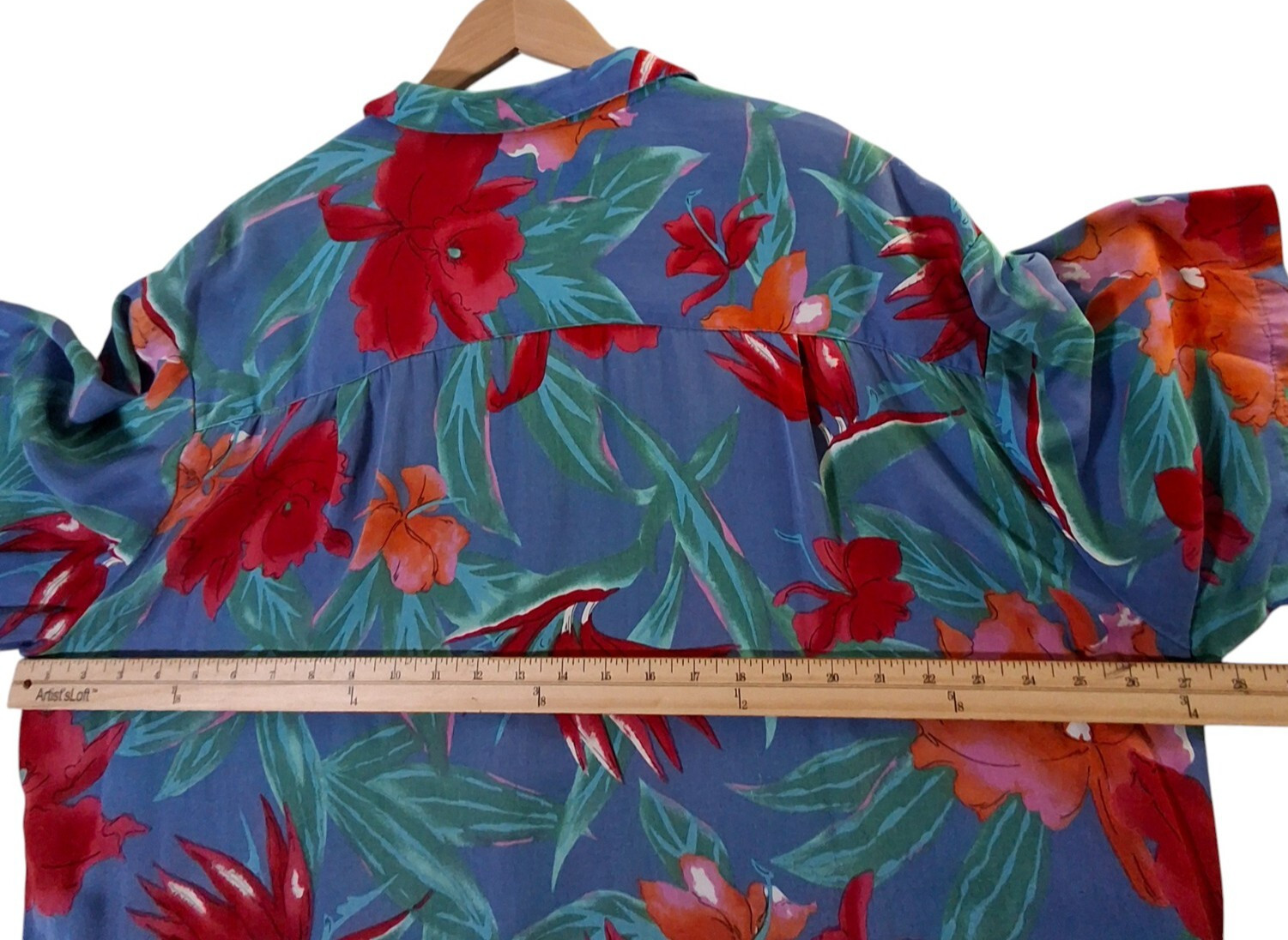 VTG Paradise Found Hawaiian Shirt Men's 2XL* Short Sleeve Colorful Floral