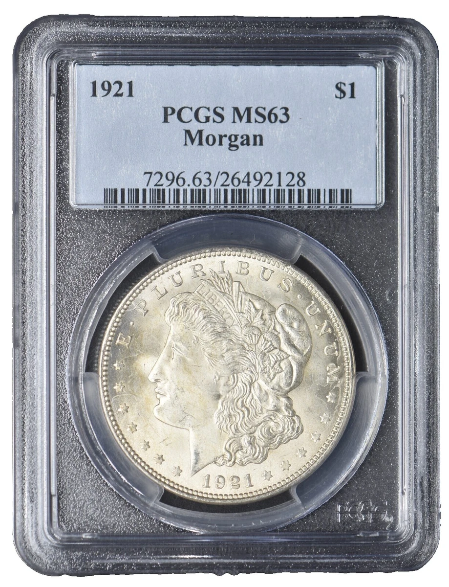 MS 63 Graded 1921 Year Morgan US Dollars (1878-1921) for sale | eBay