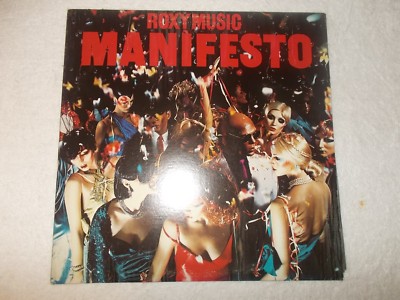 LP Vinyl 12 inch Record Album Roxy Music Manifesto 1979