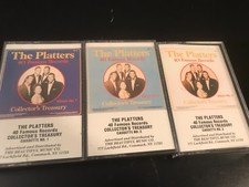 The Platters 40 Famous Records Collector's Treasury Collection 3 Cassettes Set