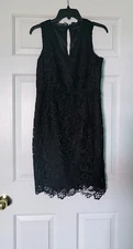 Miss Me Couture Womens Medium Black Lace Dress