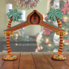 Nativity Manger Christmas Figurine by G DeBrekht Reserve - Handpainted Holiday D