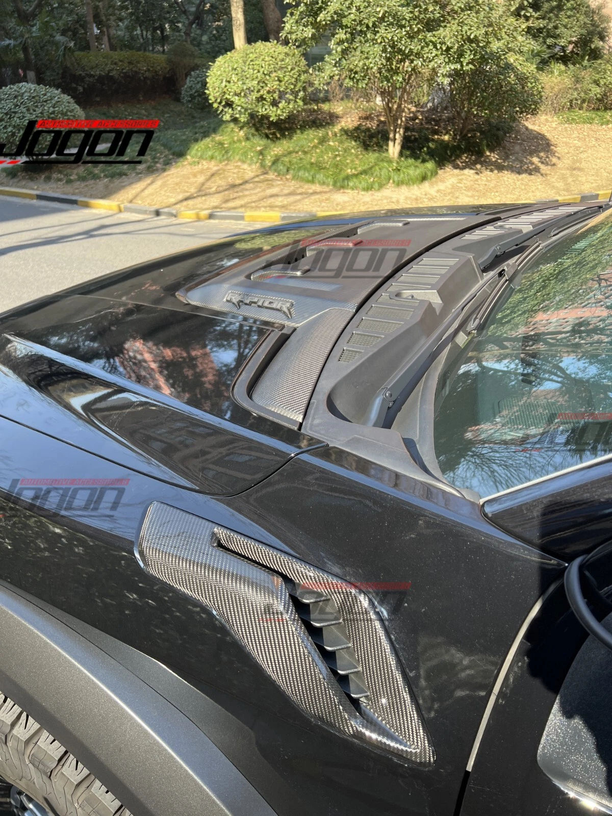 For Ford F150 Raptor Raptor R 2021-2025 Real Carbon Side Fender Vent Decor Scoop - Picture 4 of 15