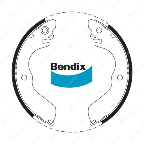 Bendix GCT Brake Pads Shoes Set for Mitsubishi Lancer CC CJA Mirage CE - Picture 3 of 3