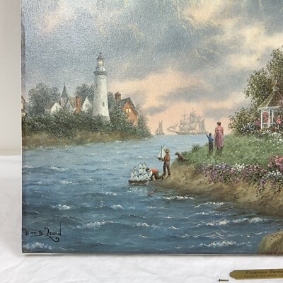 Dennis Patrick Lewan デニス・パトリック・ルーワン 絵画 Dennis Patrick Lewan Victorian Fantasy Canvas Signed A/P C