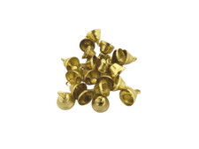 11 MM GOLD LIBERTY BELLS FOR CRAFTS - LOT OF 50