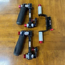 SHAPE Quick Handle Set with Double ARRI Rosette and Rod Bloc