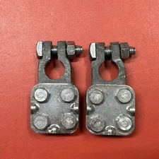 3 Way Top Post Battery Terminal 6 to 1 Gauge Cable Positive/Negative (Lot of 2)