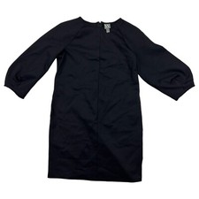 Worthington Long Sleeve Shift Dress Size Small Black New with tags