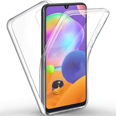 Für Samsung Galaxy A31 Dual 360° Vorder- und Rückseite Gel Hülle