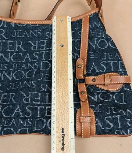 Doncaster Monogram Blue Hobo Bag - Picture 9 of 9
