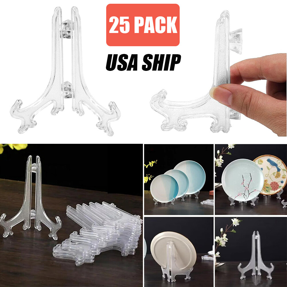 25X Foldable Easel Stand for Photos Cards Plates Frames Display