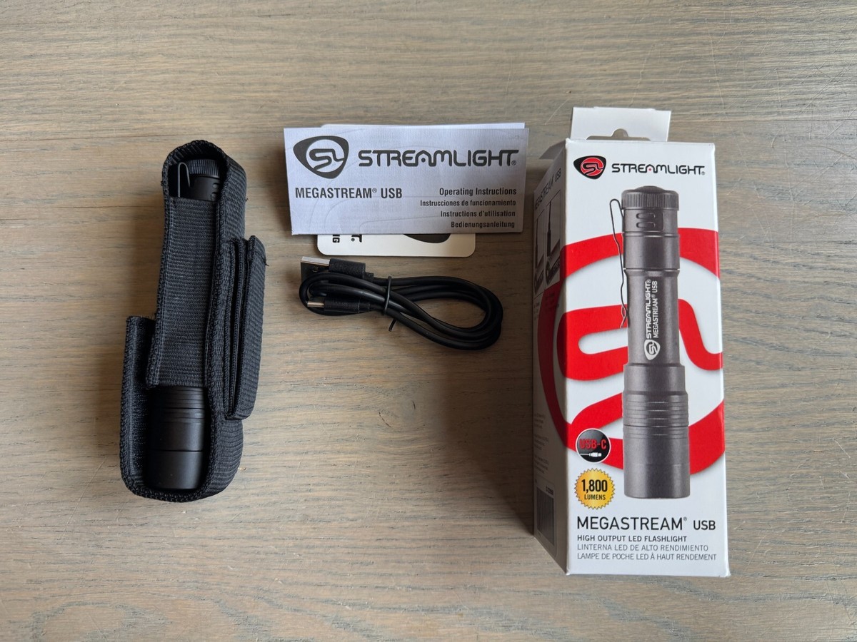 Streamlight Megastream USB-C Rechargeable Flashlight M66210 | eBay display picture 1