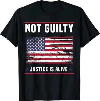 Not Guilty Justice Is Alive Republican Conservative Unisex T-Shirt