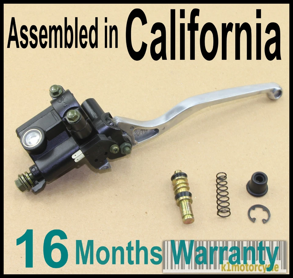 Cilindro maestro de freno y embrague para Honda XL250 XL350 XR200 XR250 500 600 650  Foto 3 de 4