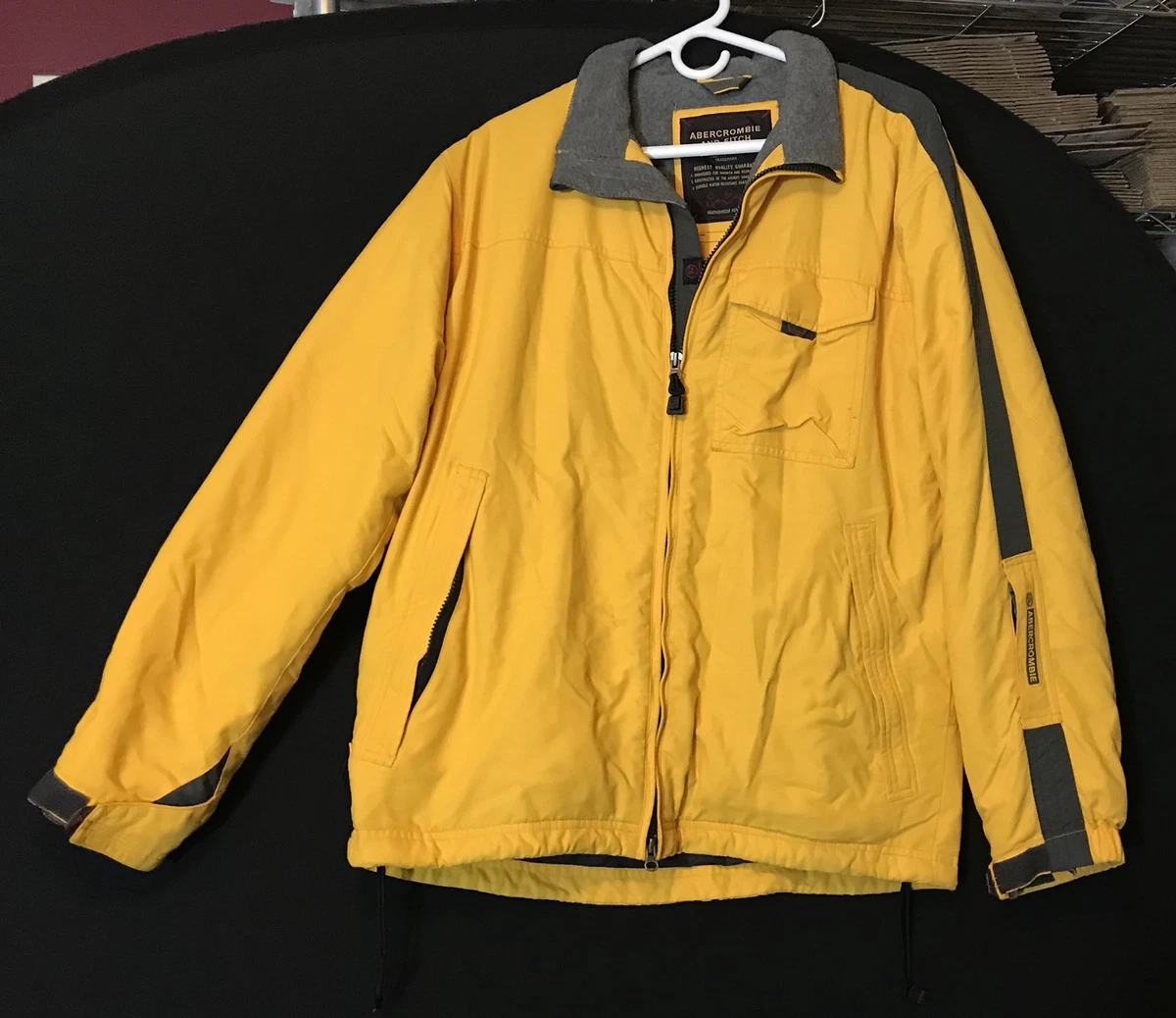 Abercrombie and clearance fitch yellow jacket