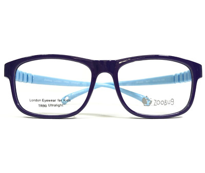 Zoobug Kinder Brillenrahmen ZB1045 600 Glänzend Lila Gummiisiert Blau 48-15-130